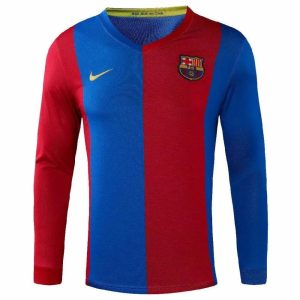 Barcelona 2006/07 Home Long Sleeves Retro Jersey