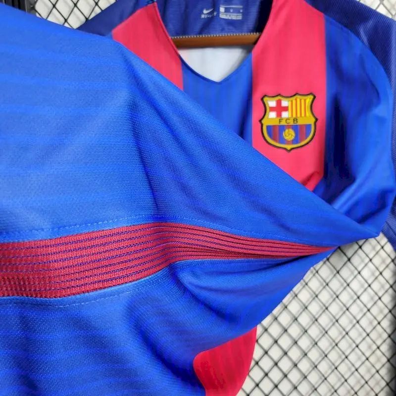 Barcelona 2016/17 Home Retro Jersey - Image 5