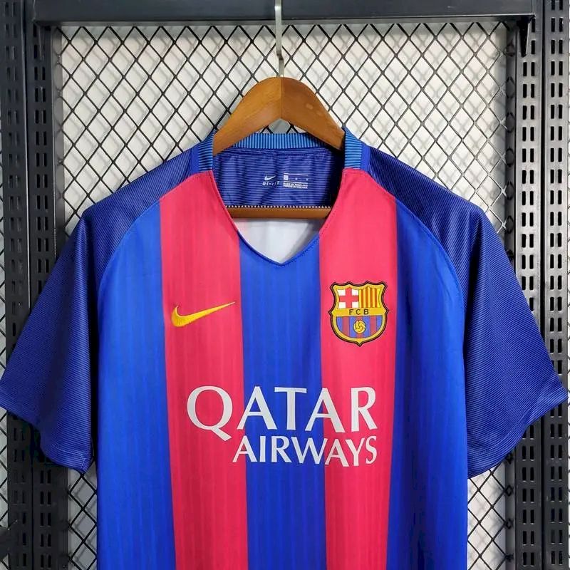 Barcelona 2016/17 Home Retro Jersey - Image 4