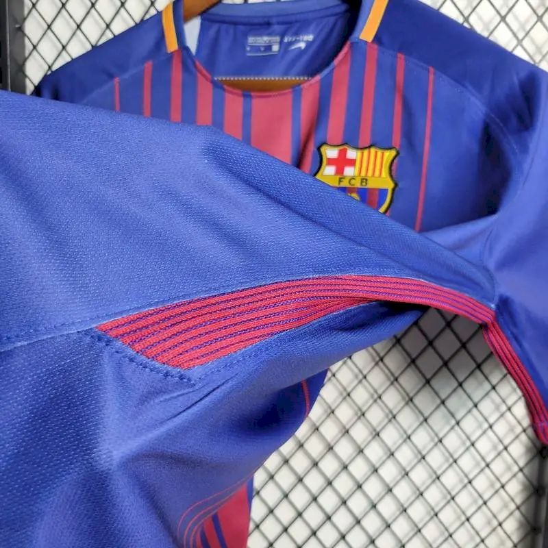 Barcelona 2017/18 Home Retro Jersey - Image 6