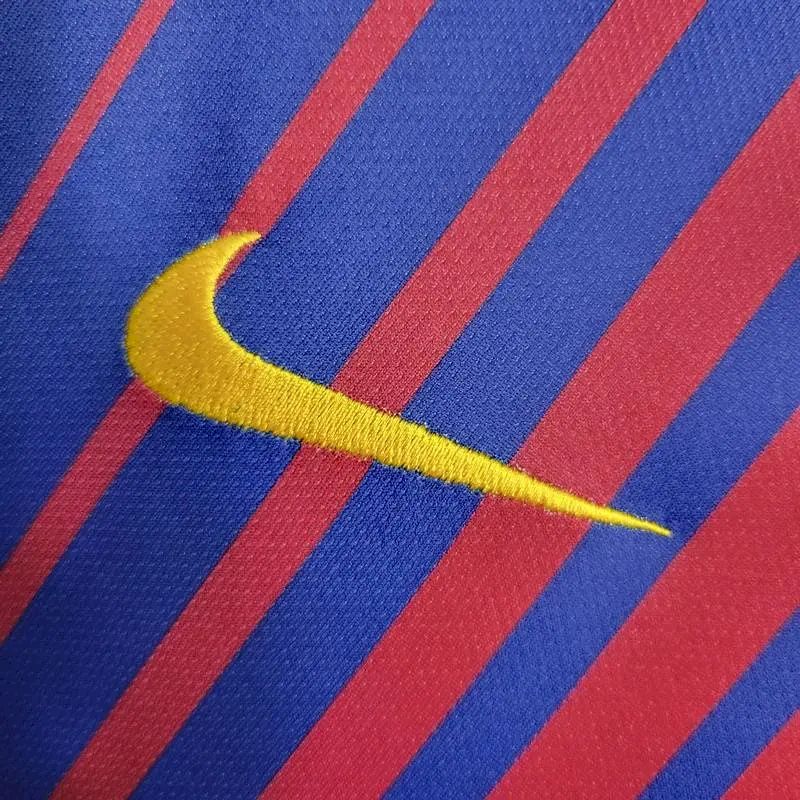 Barcelona 2017/18 Home Retro Jersey - Image 7
