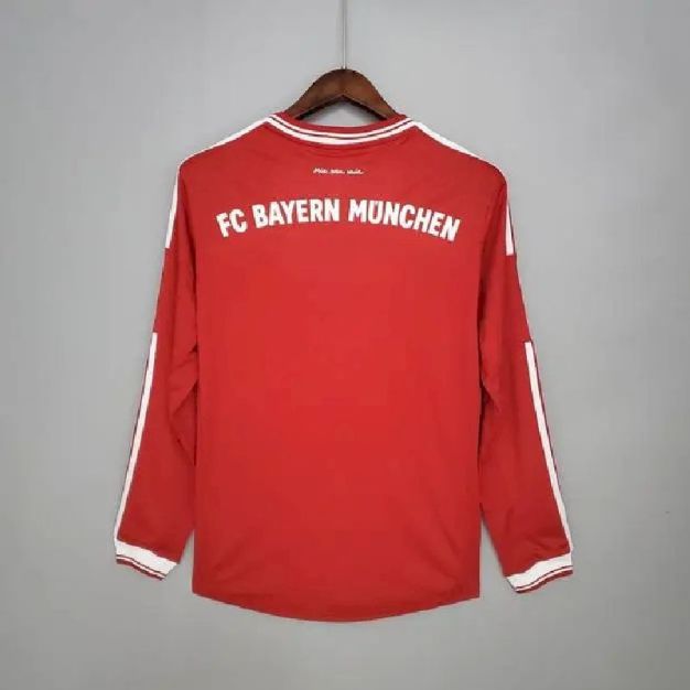 Bayern Munich 2013/14 Home Champions League Long Sleeve Retro Jersey - Image 10