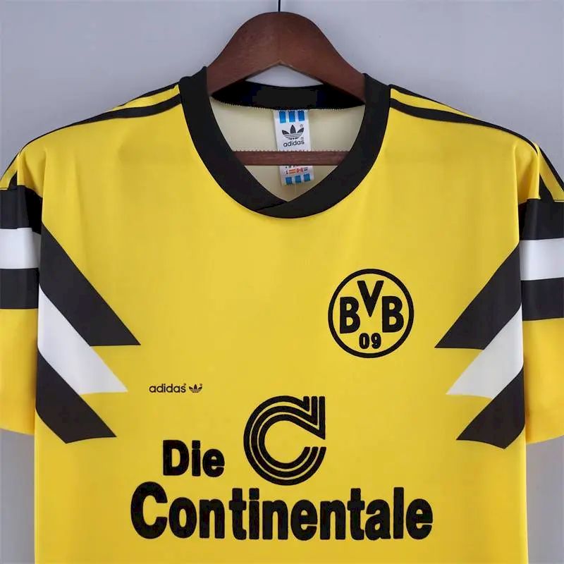 Borussia Dortmund 1989 Home Retro Jersey - Image 2