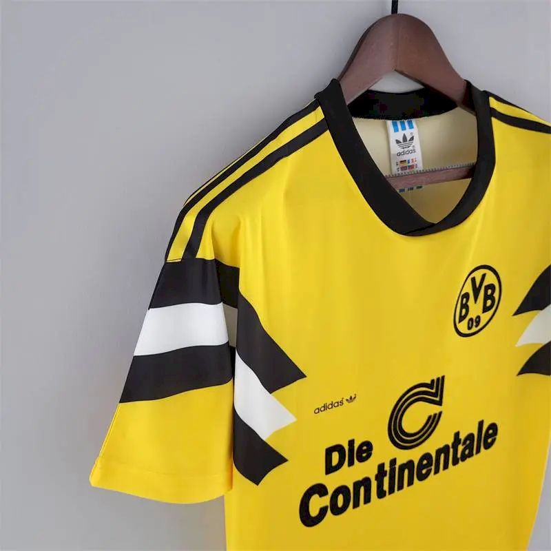 Borussia Dortmund 1989 Home Retro Jersey - Image 3