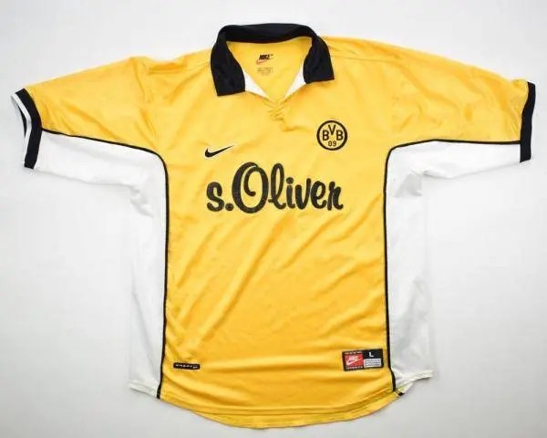 Borussia Dortmund 1998/00 Home Retro Jersey
