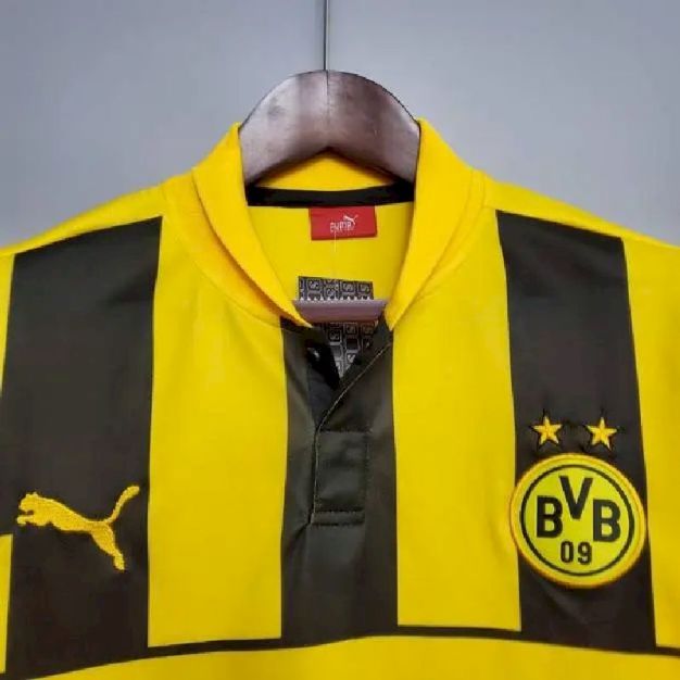 Borussia Dortmund 2012/13 Home Retro Jersey - Image 2