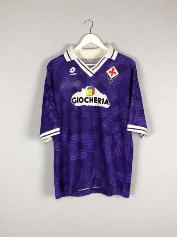 Fiorentina 1991-92 Home Retro Jersey - Image 3
