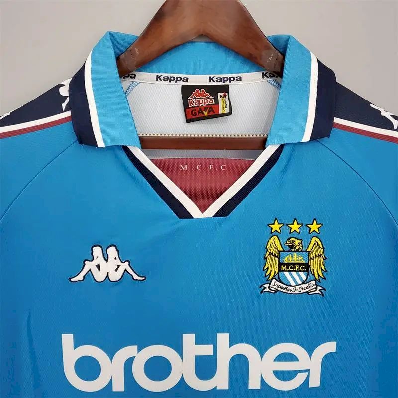 Manchester City 1997/99 Home Retro Jersey - Image 2