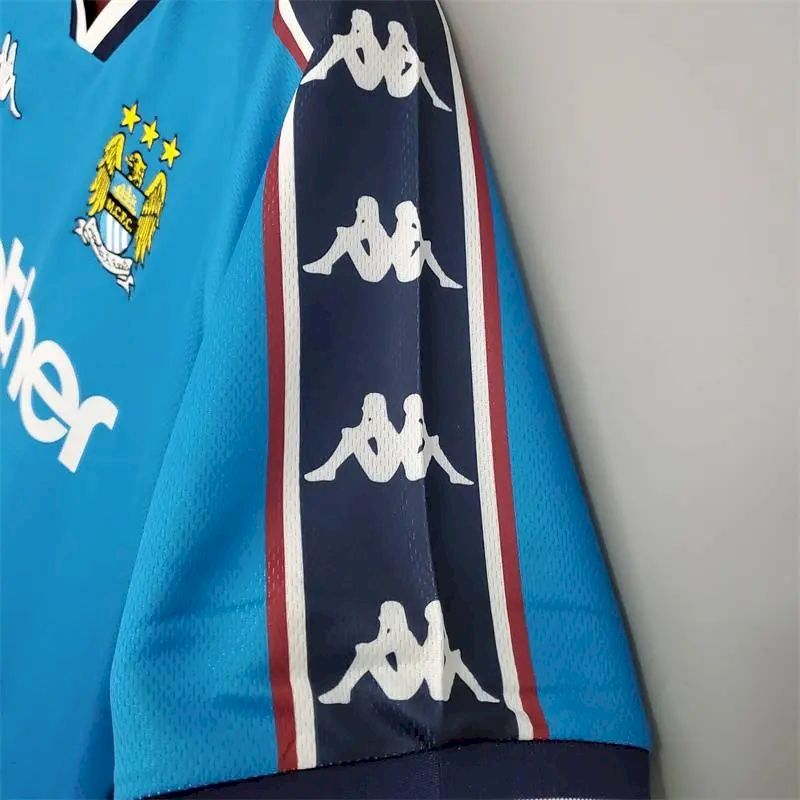 Manchester City 1997/99 Home Retro Jersey - Image 6