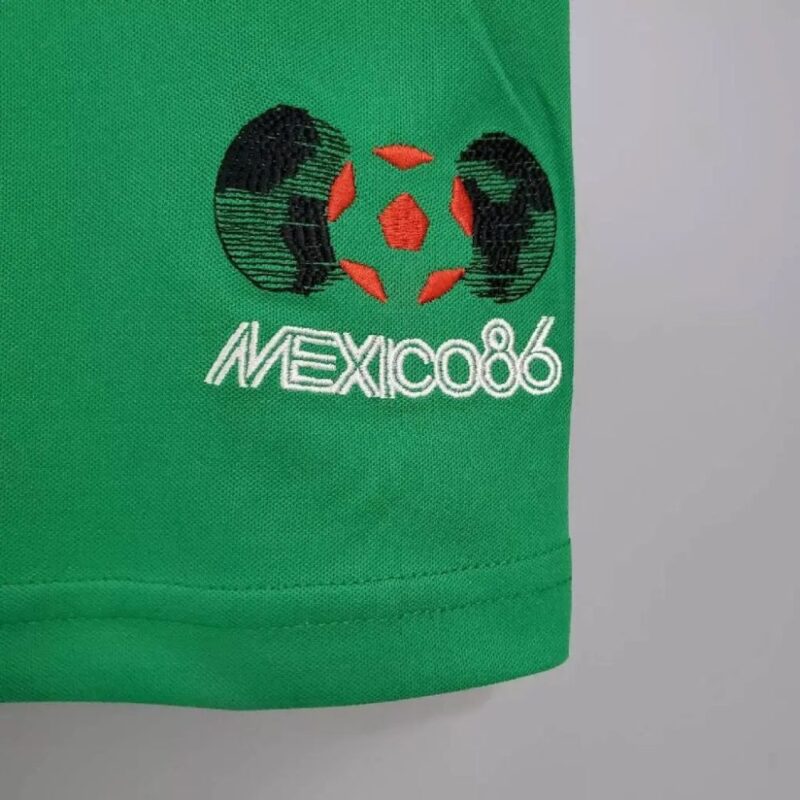 Mexico 1986 World Cup Home Retro Jersey - Image 4