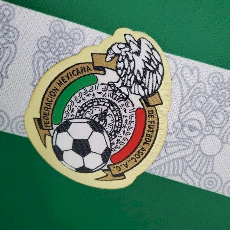 Mexico 2006 Home Retro Jersey - Image 3