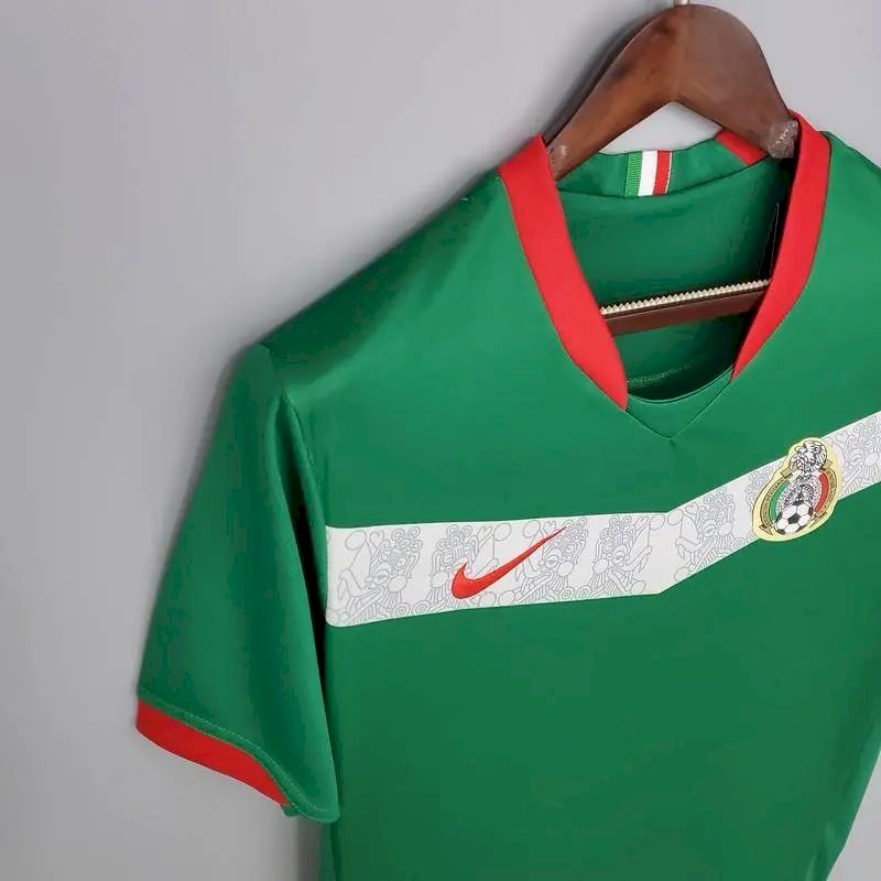 Mexico 2006 Home Retro Jersey - Image 5