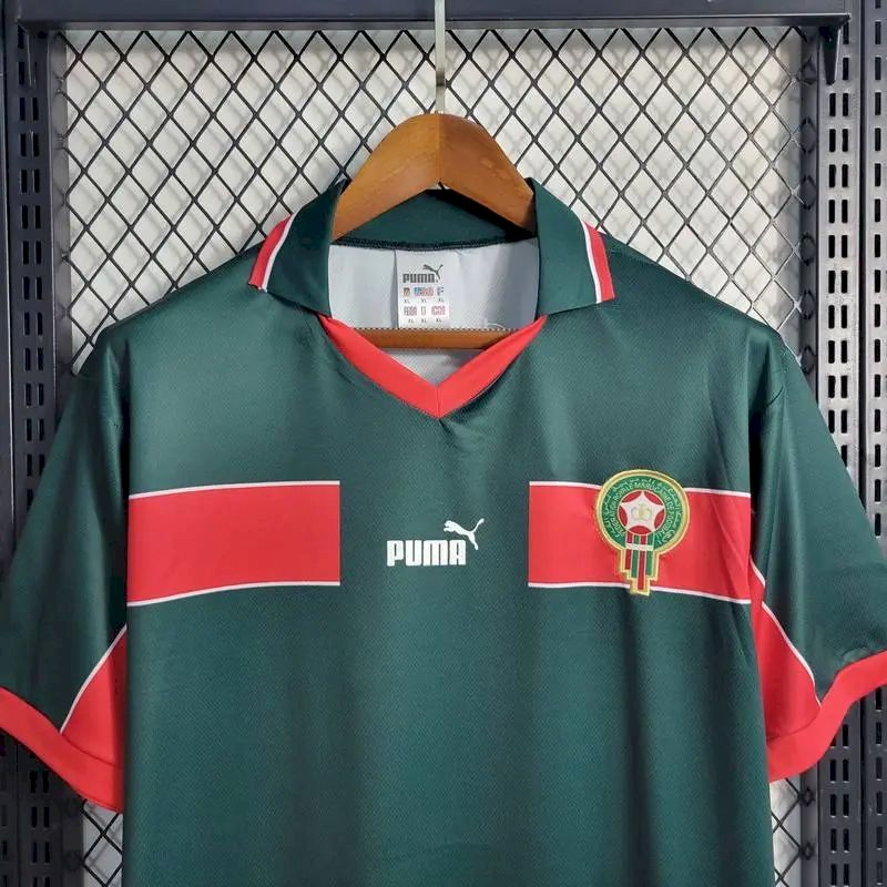 Morocco 1998 Home Retro Jersey - Image 4