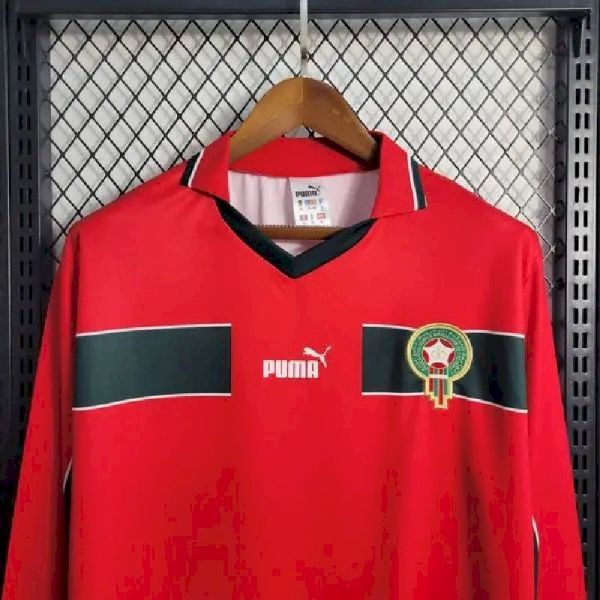 Morocco 1998 Third Long-sleeved Retro Jersey - Image 2