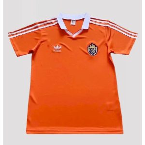 Netherlands 1988 Home 100 Years Commemorate Retro Jersey