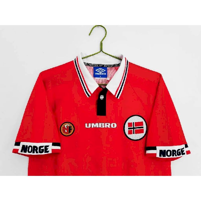 Norway 1998/99 Home Retro Jersey - Image 5