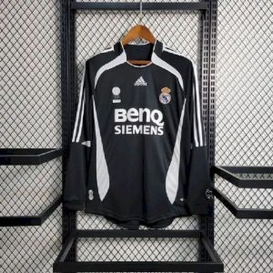 Real Madrid 2006/07 Away Long Sleeve Retro Jersey