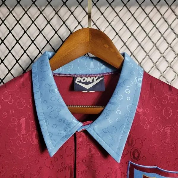West Ham United 1995/97 Home Retro Jersey - Image 4