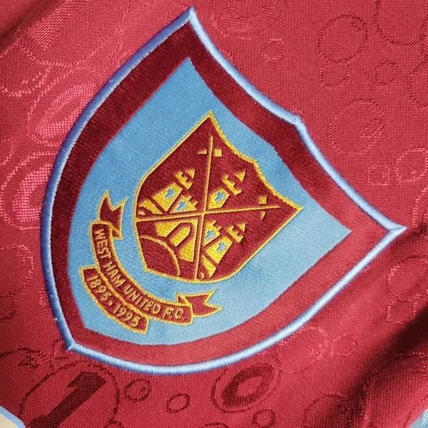 West Ham United 1995/97 Home Retro Jersey - Image 6