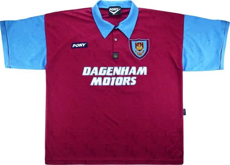 West Ham United 1995/97 Home Retro Jersey - Image 11