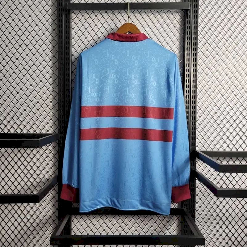 West Ham United 1995/97 Away Long Sleeves Retro Jersey - Image 12