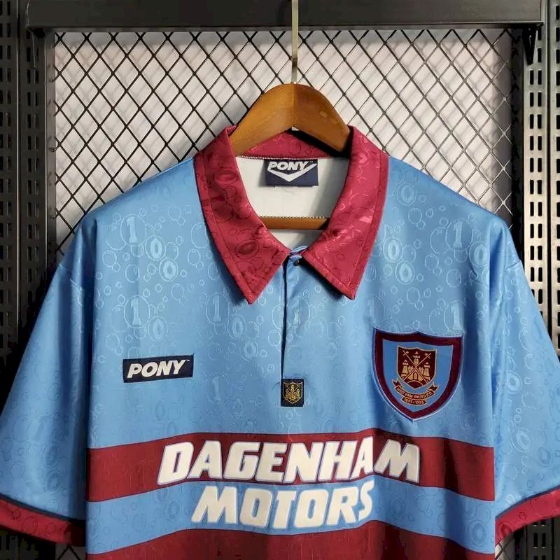 West Ham United 1995/97 Away Retro Jersey - Image 2