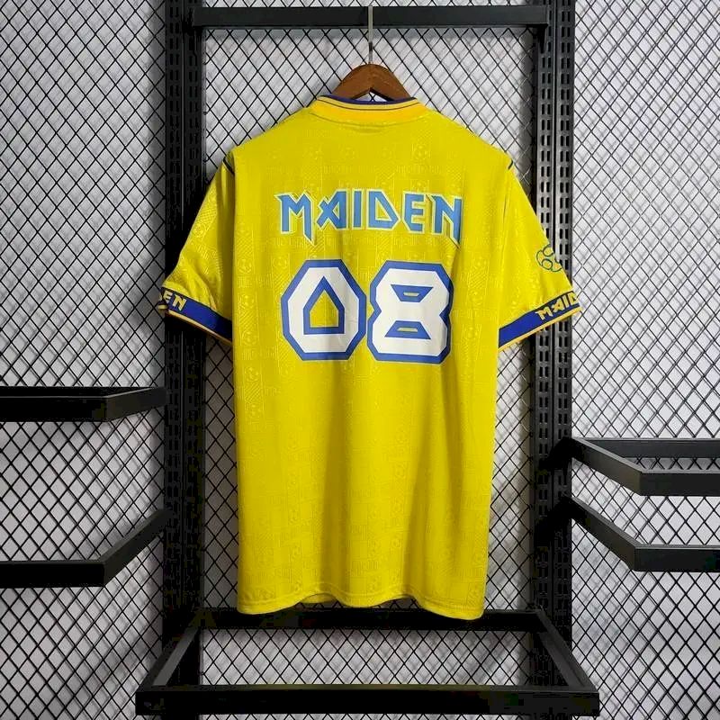 West Ham United 2008 Yellow Iron Maiden Edition Retro Jersey - Image 11