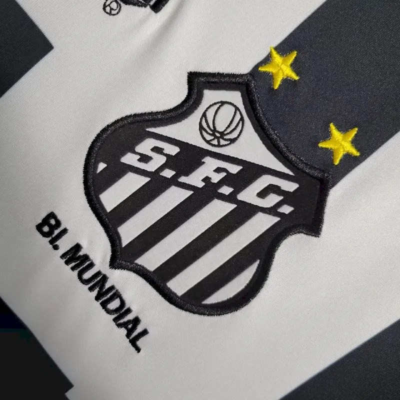 Santos 1996/97 Away Retro Jersey - Image 4