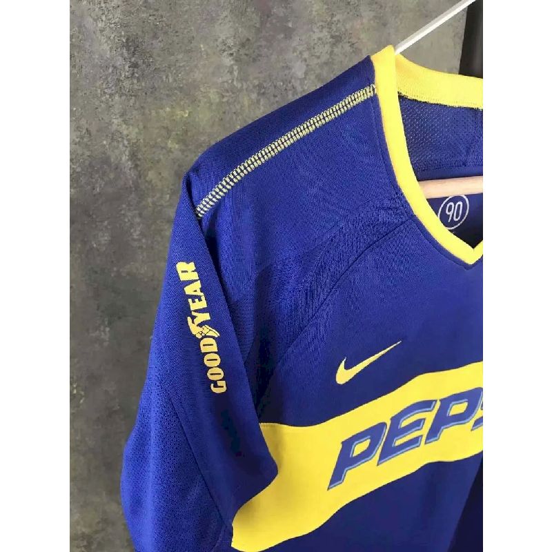 Boca Juniors 2003/2004 Home Retro Jersey - Image 6