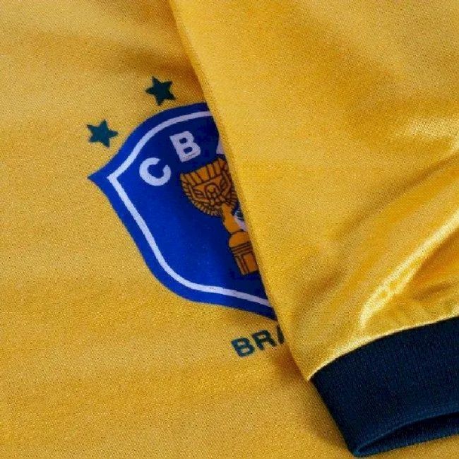 Brazil 1988-91 Home Retro Jersey - Image 2