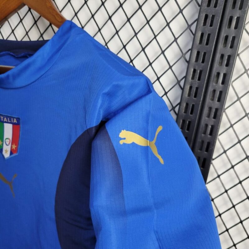 Italy 2006 Home Retro Jersey - Image 5