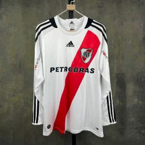 River Plate 2009/2010 Home Long Sleeves Retro Jersey