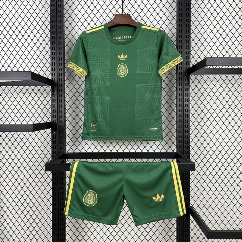 Mexico 2025/26 Gold- Green Kids Kit