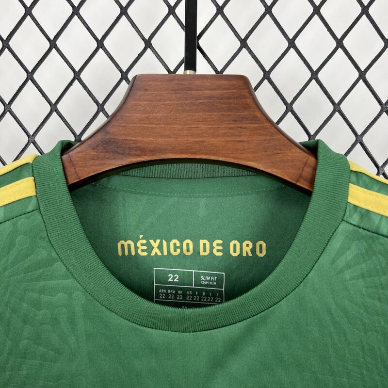 Mexico 2025/26 Gold- Green Kids Kit - Image 9