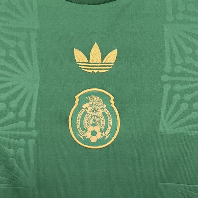 Mexico 2025/26 Gold- Green Kids Kit - Image 8