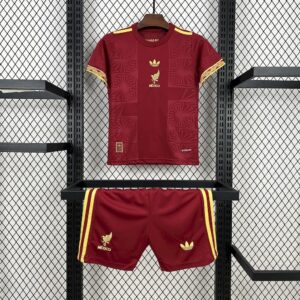 Mexico 2025/26 Gold- Red Kids Kit