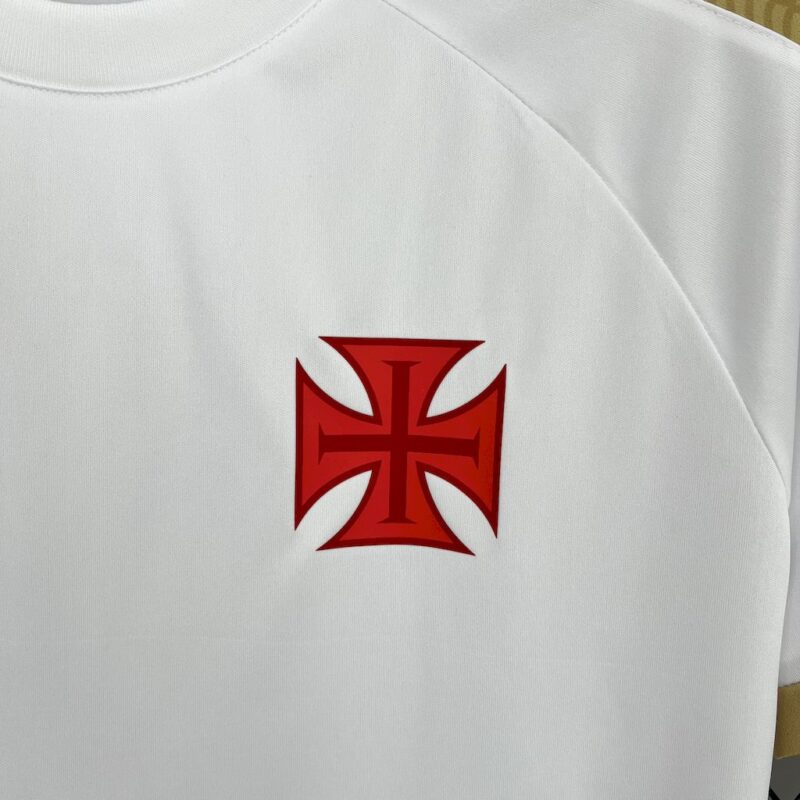 Vasco da gama 2025/26 Supporter White Gold Jersey - Image 4