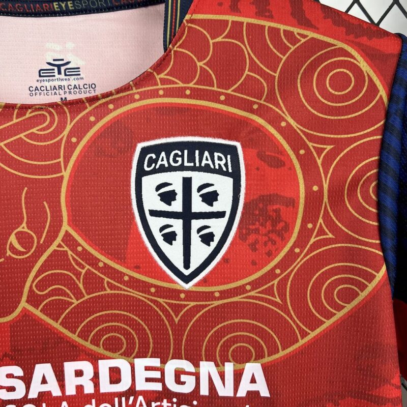 Cagliari Calcio 2024/25 Year of the Snake Limited Edition Jersey - Image 9