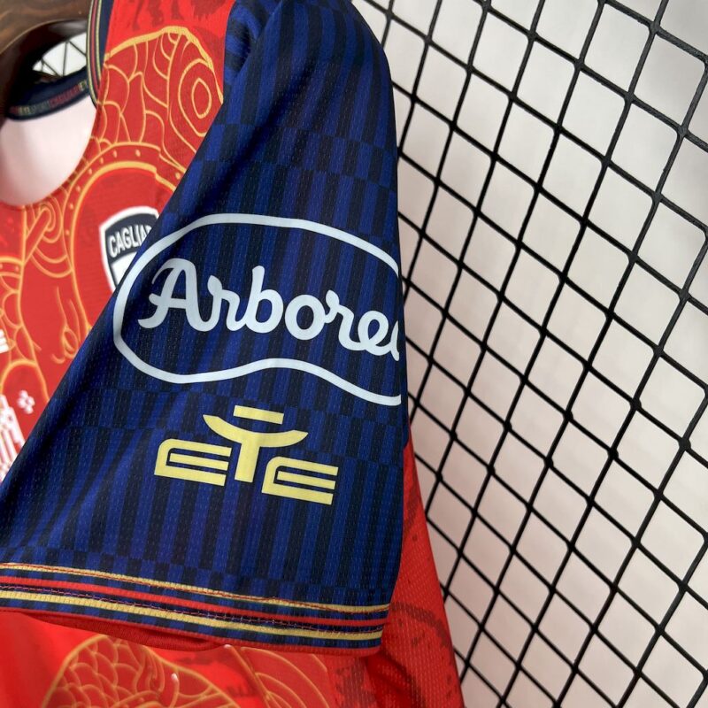 Cagliari Calcio 2024/25 Year of the Snake Limited Edition Jersey - Image 5