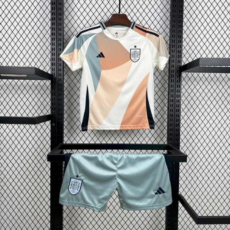 Spain 2025/26 Away Kids Kit