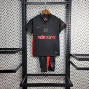 Barcelona 2024/25 Travis Scott Edition Away Kids Kit