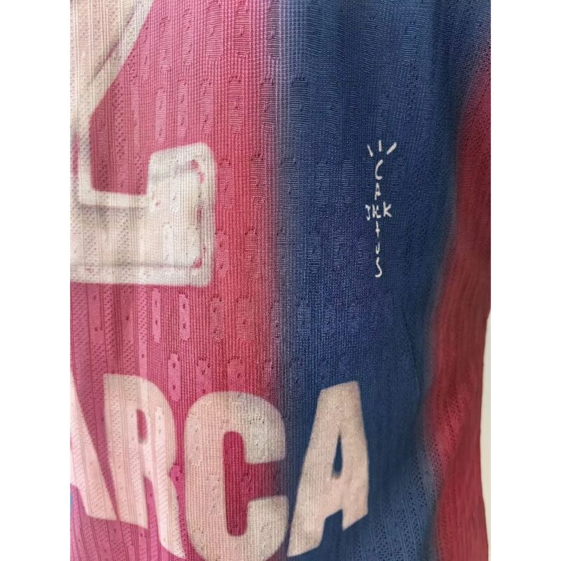 Barcelona 2000/01 Home Retro Skeleton Jersey Player Version - Image 7