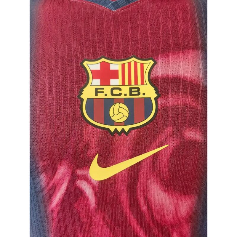 Barcelona 2000/01 Home Retro Skeleton Jersey Player Version - Image 6