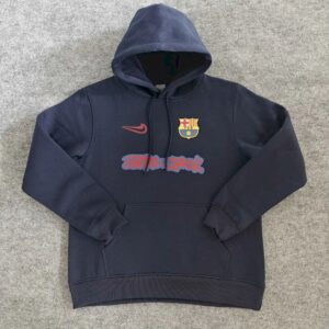 Barcelona 2025 Travis Scott Edition Royal Blue Football Hoodie