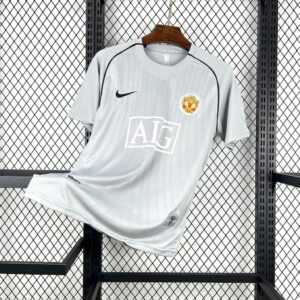 Manchester United 2007/08 Grey Goalkeeper Retro Jersey