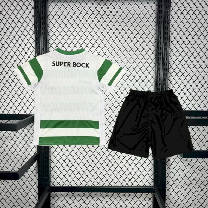 Sporting CP 2025/26 Home Kids Kit - Image 2