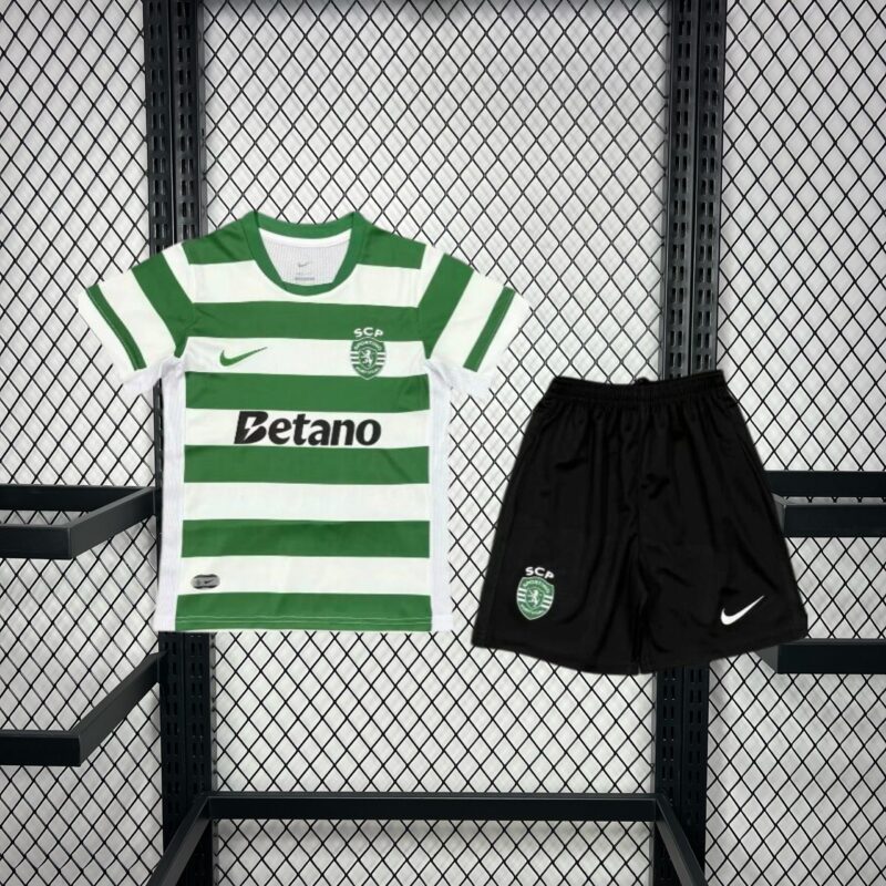 Sporting CP 2025/26 Home Kids Kit