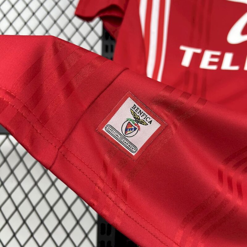 Benfica 1997/98 Home Retro Jersey - Image 4
