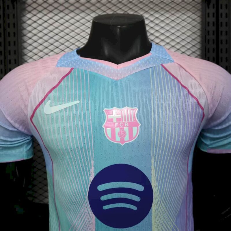 Barcelona 2025/26 Bule Special Edition Jersey Player Version - Image 3