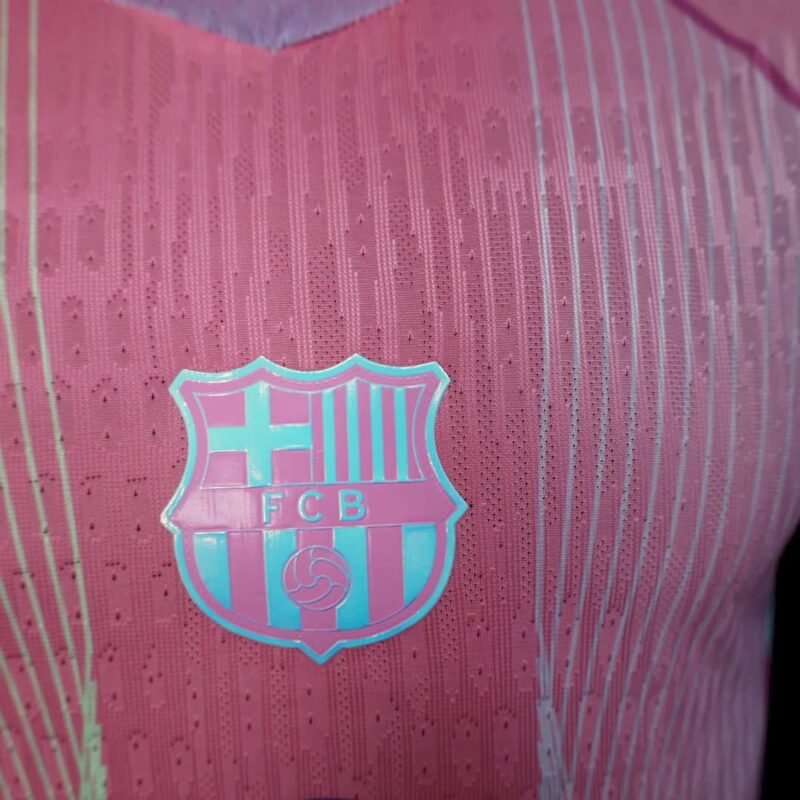 Barcelona 2025/26 Pink Special Edition Jersey Player Version - Image 3